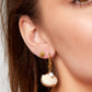 shell stud earrings