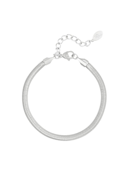 Bracelet flat herringbone narrow - 4.0MM
