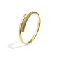 Golden tide bangle