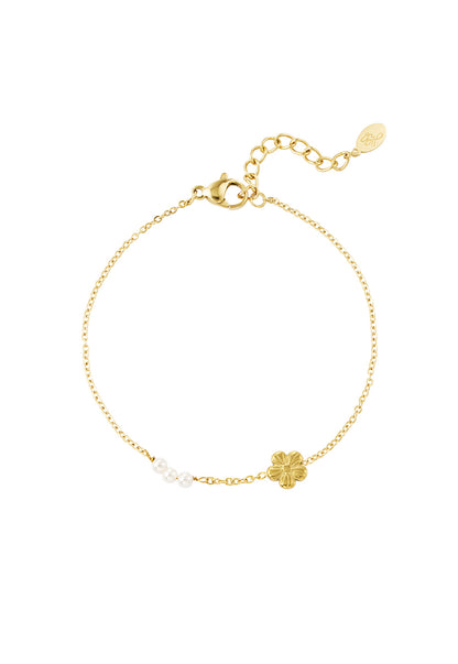 Bracelet flower pearl