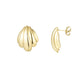 Shell stud earrings