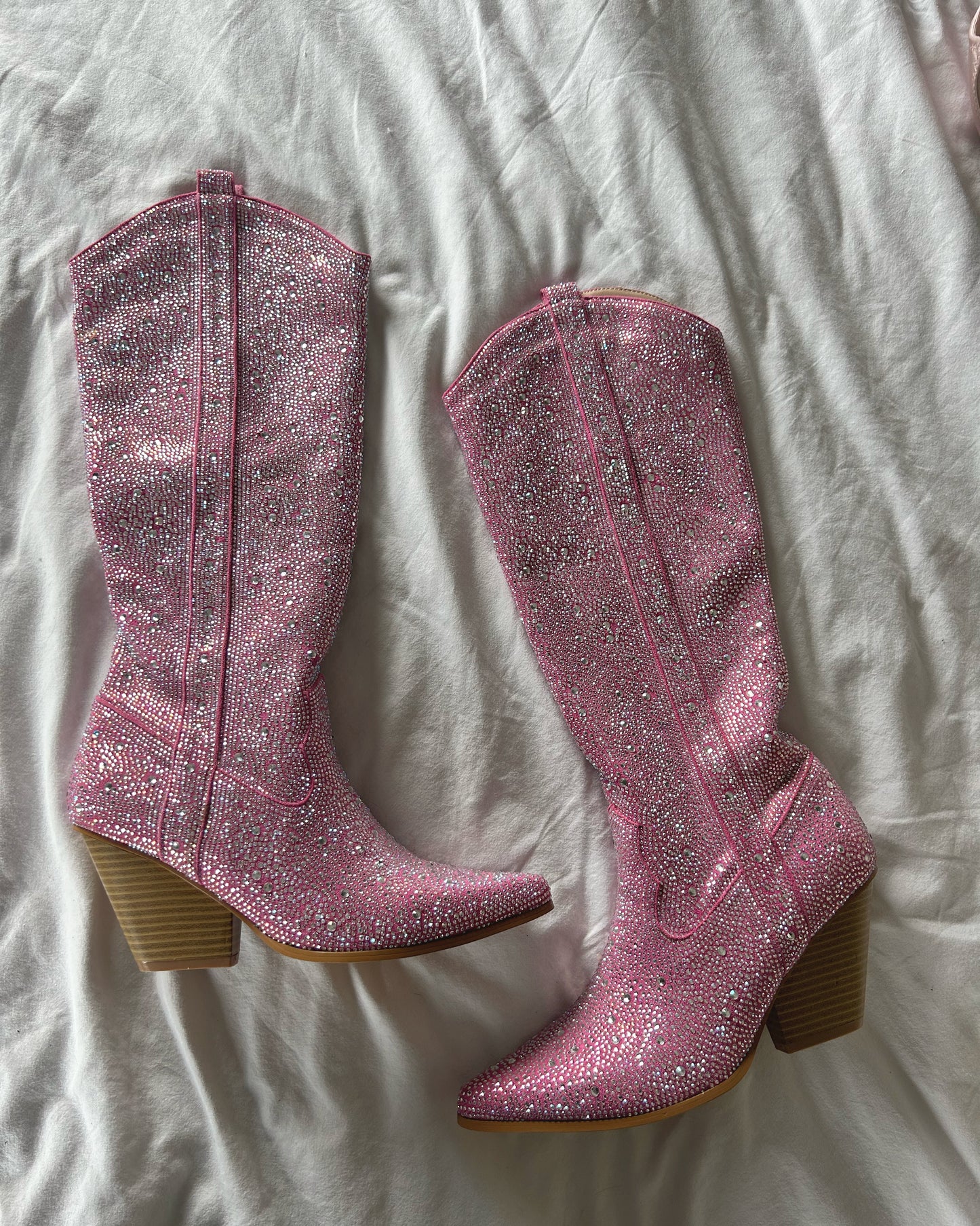 Limited edition rhinestone Barbie western boots