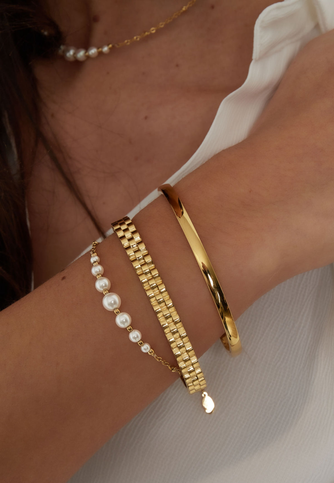 Pearl party bracelet