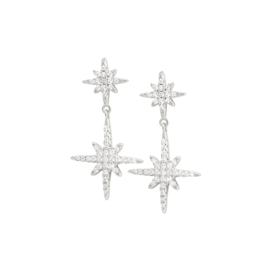 Winter nights earrings - Silver