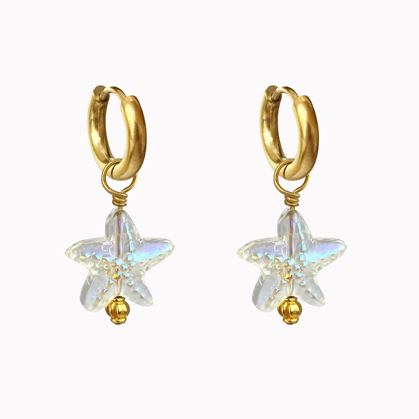 Sea star earrings