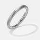 Melt bangle silver