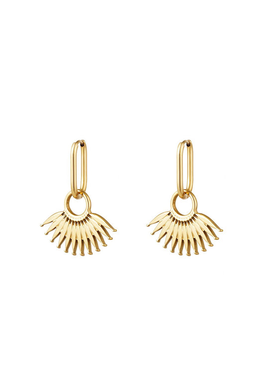 Golden sunshine earrings