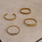 Golden tide bangle