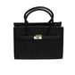 Handtas slot strass - zwart