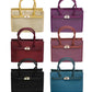 Handtas slot strass - rood