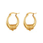 Edelstalen oorbellen Indian vibes - small Goud Stainless Steel