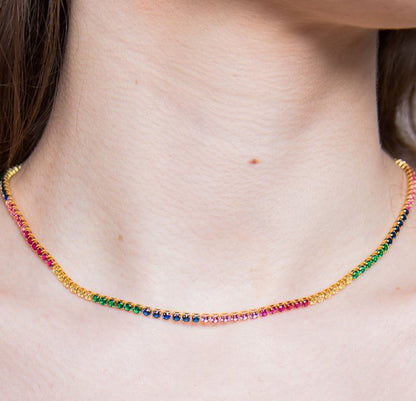 The perfect rainbow necklace