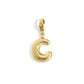 Stainless Steel Jewelry Charms Letter Casual Daily Simple Series Women's jewelry