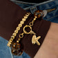 Stainless Steel Jewelry Charms Letter Casual Daily Simple Series Women's jewelry