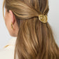 Borche hairpin with spiral shell