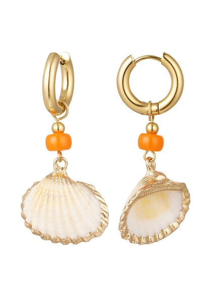 Earrings seashell