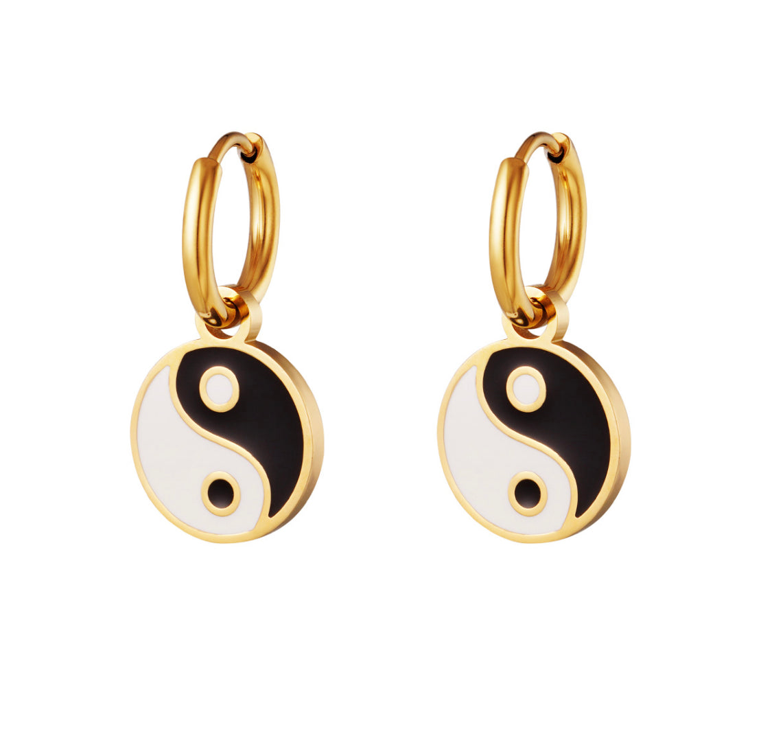 Yingyang earrings - MaeClaire