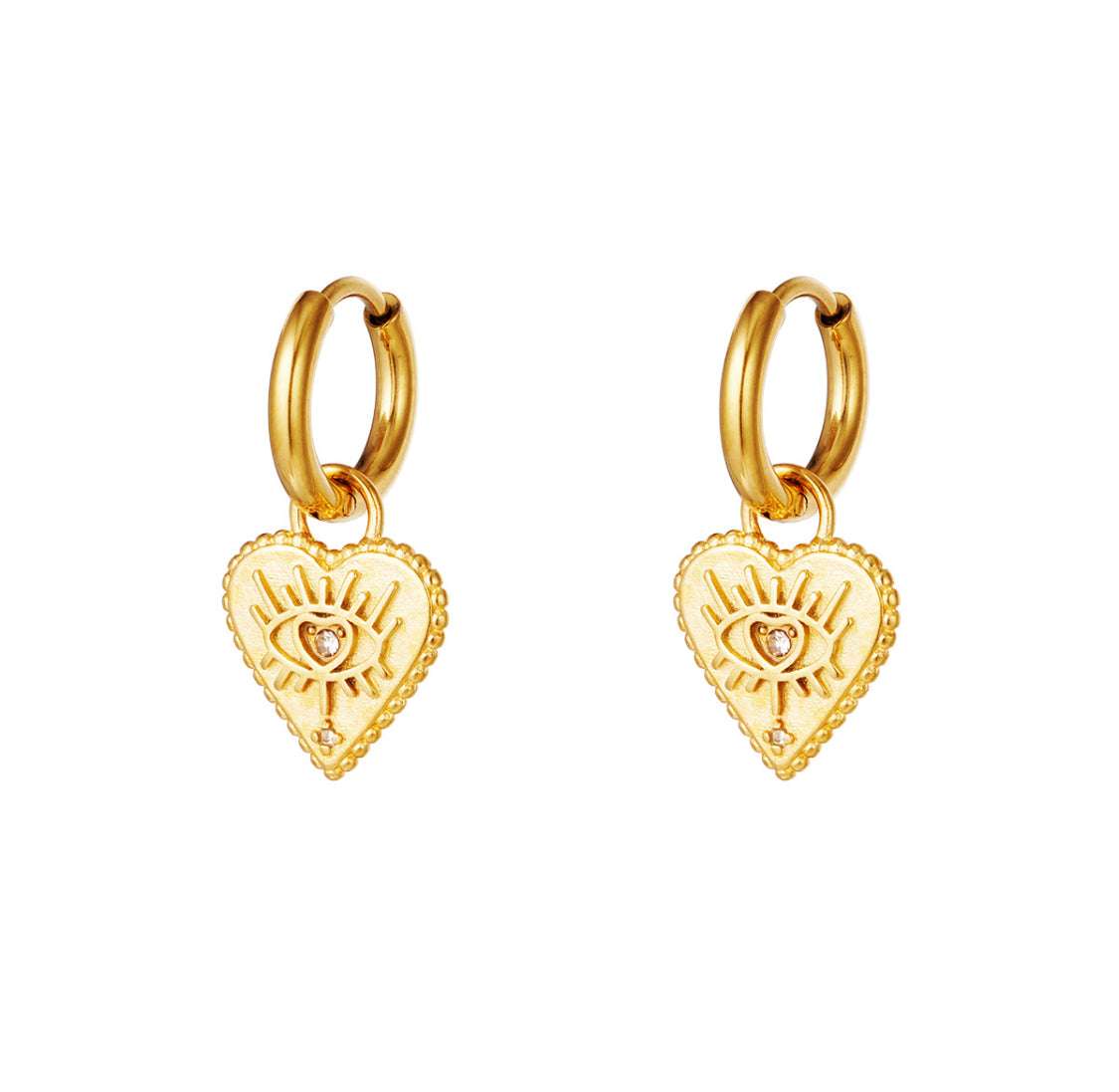 Earrings heart eyes - MaeClaire