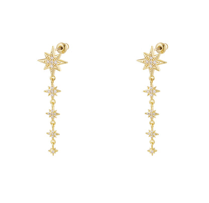 Earrings five stars - MaeClaire