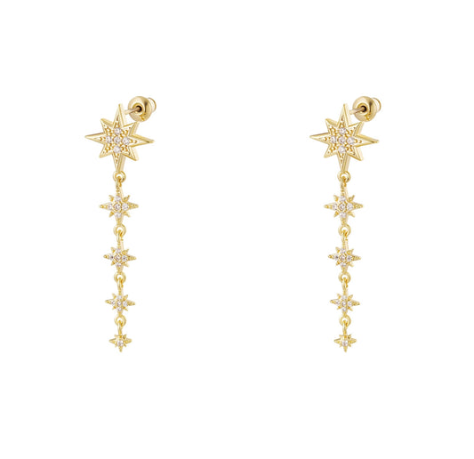 Earrings five stars - MaeClaire